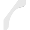 Ekena Millwork 4-in. W x 24-in. D x 32-in. H Legacy Architectural Grade PVC Knee Brace BRCP04X24X32LEC - alternate 2